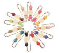 Toyvian Clips Élégants Couleur Aléatoire pour Cérémonies et Bals Broches de Sûreté 12 Pièces en Alliage pour Fixer Accessoires Simples et Modernes pour Pantalon Foulards et Châles