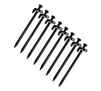 Toyvian Clous de Tente Antirouille 16Pcs Piquets de Camping Fluorescents Épais pour Tente et Auvent Utilisation Extérieure Sécurisés