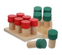 Toyvian Coffret Jouet Olfactif Montessori en Bois pour Tout-Petits, Éducatif Sensoriel, Développement Cognitif, Jeu D’éveil Garçon et Filles, 1 Set, Adapté Maison et École