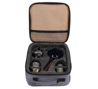 Toyvian Coffret Théière Kung Fu en Céramique 1 Théière et 4 Tasses, Poignée Anti-brûlure, Compact et Empilable, Service à Thé Domestique Voyage, Accessoires de Thé pour Amateurs et Usage