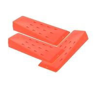 Toyvian Coins D'abattage à Pointes 3 Pcs 5 Pouces Orange pour Exploitation Forestière et Jardinage, Cale de Débardage Résistante, Outil de Coupe de Bois Sécurisé et Solide