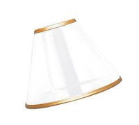 Toyvian Collerette Réglable pour Chien et Chat de Récupération Léchage et Morsure Protection Post Opératoire pour Animaux de Compagnie Tour de Cou Transparente