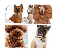 Toyvian Collier à Clochettes pour Animaux De Compagnie Accessoire Décoratif pour Chat Et Chien Ornements pour Chien Et Chat