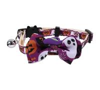 Toyvian Collier Décoration Animaux Compagnie Réglable de Polyester pour Motif Halloween Citrouille Fantôme d'halloween Accessoire et Chaton et Petit Chien de Fête