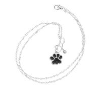 Toyvian Collier Femme Pendentif Empreinte Patte Animal Alliage de Zinc Accessoire Mode Quotidien et Cadeau Pour Amoureux des Animaux