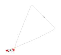 Toyvian Collier Pendentif Carte Liban Acier Inoxydable Or pour Femmes et Hommes Accessoire Drapeau Libanais Élégant Cadeau Mémorable pour Toutes Occasions