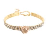 Toyvian Collier pour Animaux avec Clochette Creuse Collier Extensible et Réglable pour et Petits Chiens Accessoire Élégant et Confortable