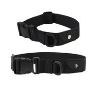 Toyvian Collier Réglable pour Chien en Nylon Pochette Intégrée pour Localisateur, Lot de 2 Pièces Conçu Protection Lors des Sorties