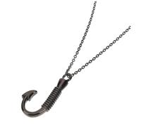 Toyvian Collier Urne Acier Inoxydable Forme Crochet pour Cendres Accessoire Crémaillère Femme Solide et Confortable Pendentif Commémoratif Noir