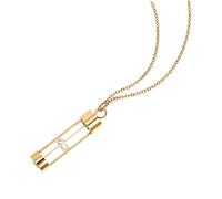 Toyvian Collier Urne pour Cendres de Chien Pendentif Sablier Doré Élégant pour Femmes Commémoratif et Confortable à Porter
