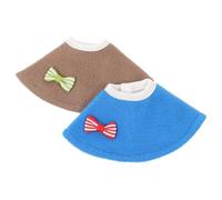 Toyvian Colliers pour Perroquets et Perruches, Lot de 2 Colliers Élisabéthains en Feutre pour Prévenir Le Picage et Protéger Les Blessures, Adaptés aux Soins Après Couleur Aléatoire