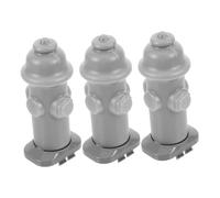 Toyvian Colonne De Guidage D'urine pour Chien en Plastique Léger, Lot De 3 Poteaux De Toilettes Gris, pour L'entraînement à La Propreté en Intérieur, Accessoires pour Chiots Et Chiens Adultes