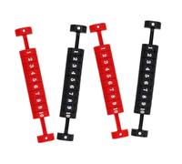 Toyvian Compteur de Baby-Foot Multifonctionnel 4Pcs Marqueurs de Points Numériques Accessoires de Jeu Solide Adapté aux Garçon et Filles et Adultes -Foot et Autres Jeux de Table