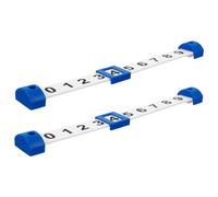 Toyvian Compteurs De Score De Baby-Foot 2 Pièces en Plastique Solide Marqueurs De Score pour Jeux De Table Accessoires De Baby-Foot Compatible Plupart des Tables De Football Soirées Entre