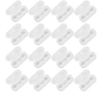 Toyvian Connecteurs à Perles pour Stores Verticaux Lot de 50 Pièces Blanches Connecteurs Incurvés pour Chaîne de Perles de Rideaux de Fenêtre Accessoires de Réparation pour Chaînette