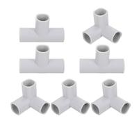 Toyvian Connecteurs en T 8 Pièces pour Barrière Bébé, Plastique Solide, Accessoires de Raccord pour Barrière de Sécurité Intérieure, Kit de Joints Modulables pour Protection Garçon et