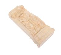 Toyvian Corbeau Bois Sculpté Naturel Style Européen Applique Décorative Sculptée Corbeau Mural Rustique pour Porte Décoration Bois Classique