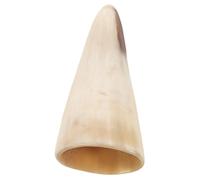 Toyvian Corne à Boire Viking Authentique en Corne de Bœuf Véritable, Finition Polie la Main, Prise en Main Confortable, pour Reconstitutions Médiévales et Amateurs D'histoire