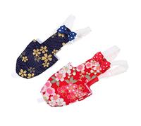 Toyvian Couches pour Oiseaux en Coton Doux 2 Pièces Couche Lavable Et Respirante pour Perroquets Et Perruches Fournitures pour Animaux De Compagnie