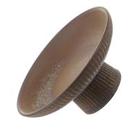 Toyvian Coupe à Fruits sur Pied en Porcelaine Finition Dorée, Petit Plateau à Fruits de Maison pour Présentation de Desserts et Snacks, Bol Décoratif Zen de Style Japonerie, Cuisine