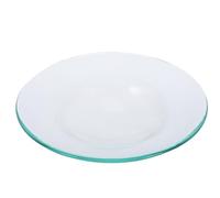 Toyvian Coupelle Chauffe Plat Verre Transparent pour Huile Essentielle et Cire Soucoupe de Remplacement pour Brûleur Accessoire Réutilisable pour Salon de Beauté et Spa