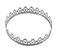 Toyvian Couronne Ajourée de Roi et Prince en Fer Noir, Style Vintage Classique, Coiffe Confortable pour Homme, Performances et Fête D'anniversaire