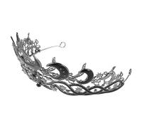 Toyvian Couronne de Mariée Bandeau en Métal Léger Lune et Étoiles Facile à Assortir Charme Unique et Éclat de Strass pour Mariage et Fête