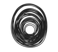 Toyvian Courroies Caoutchouc Noires Ceinture Plate Absorbant Les Vibrations Lot de 30 Traction Correcte pour Réparation D'enregistreur et Lecteur DVD
