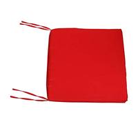 Toyvian Coussin D’assise Carré Imperméable en Polyester, Mousse Épaisse, Respirant, 40cm, pour Chaise et École, Rouge