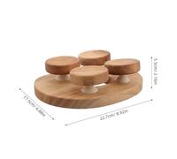 Toyvian Coussin de Dossier de Sauna en Bois, Support de tête, Support Lombaire en Bois pour Plus de Confort, améliore l'expérience du Sauna pour Les hammams, Accessoires