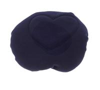 Toyvian Coussin de Siège Pliable pour Canne 20 X 19,5 X 3 Cm en Polaire Douce Bleu Foncé, Housse Élastique Confortable et Respirante, Rembourrage Épais pour Béquilles et Tabourets
