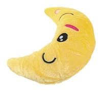 Toyvian Coussin Lumineux en Peluche Lune LED Multicolore, Oreiller Décoratif Moelleux Jaune, Peluche Lumineuse Douce pour Chambre D’Garçon et Filles, Présent D’Anniversaire et Décoration