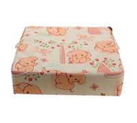 Toyvian Coussin Rehausseur de Chaise Haute pour Tout-petits Garçon Fille en Polyester Imperméable Double Sangles et Housse Détachable pour Repas et Dessin