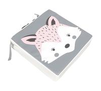 Toyvian Coussin Rehausseur de Chaise pour Garçon et Filles en Coton Lin Mousse Épaisse, Design Antidérapant Pratique, pour Chaise de Salle à Manger et Cinéma, Confortable et Respirant