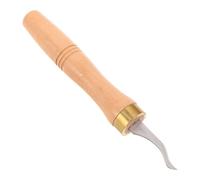 Toyvian Couteau à Rainurer pour Violon avec Manche en Bois Outil de Réparation Précis pour Lutherie Nettoyage et Façonnage des Rainures Accessoire Professionnel pour Artisan Luthier