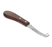 Toyvian Couteau à Sabot Droitier en Acier Inoxydable Résistant à l'usure, Coupe-Sabots Professionnel Ergonomique, Outil Compact pour Parage Cheval et Soins des Sabots Pâturage