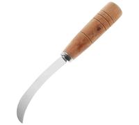 Toyvian Couteau Multifonction Acier Inoxydable avec Manche Bois Éplucheur et Trancheur Ananas pour Fruits Outil Ergonomique pour Cuisine et Restaurant