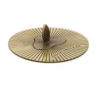 Toyvian Couvercle pour Bougie Parfumée en Métal Bronze, Taille Moyenne 7,8 Cm, Abat-Jour Creux Anti-poussière pour Pots, Accessoire D’aromathérapie et Extinction Sûre, Compatible Bougies