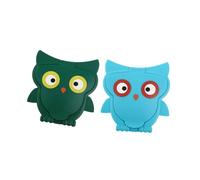 Toyvian Couvercles de Lingettes Humides pour Chambres et Salles de Bain 2pcs en Pp Forme Hibou, Design Mignon, Gardent Lingettes Fraîches et Humides