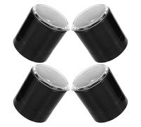 Toyvian Couvercles de Moulin à Sel et Poivre Manuels 4 Pcs Réglables pour Mouture Fine et Grossière Compatibles Bouteilles Cuisine Fermeture Hermétique Matériau Robuste pour Usage