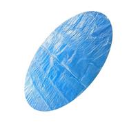 Toyvian Couverture Solaire Piscine Ronde Bleu avec Isolation Thermique pour Piscine Autoportée et Gonflable Protection Poussière et Pluie Facile à Installer et Pliable