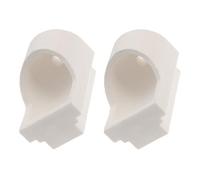 Toyvian Creuset de machine à fondre 2pcs en quartz blanc, cupule de coulée haute température avec couvercle, compatible machine de coulée centrifuge bijoux, pour argent, remplacement