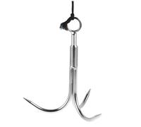 Toyvian Crochet Grappin INOX Solide à Trois Griffes avec Corde Outil Multifonction Extérieur pour Escalade Prise Renforcée pour Saisie Sécurisée Couleur Aléatoire Couleur Aléatoire