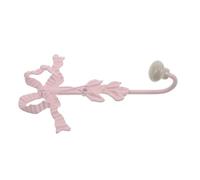 Toyvian Crochet Mural en Métal Rose en Forme de Nœud, Crochet Décoratif Girly Compact pour Suspendre Manteaux, Paquet et Serviettes, Patère Murale Résistante et Gain de Place pour Chambre