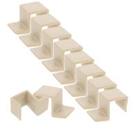 Toyvian Crochets pour Barrière de Lit Bébé 10 Pièces Supports de Cadre en Plastique Accessoires de Meubles pour Fixation et Réparation de Berceau Compatibles Différents Modèles de Lit