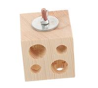 Toyvian Cube à Mâcher Bois pour Oiseaux Jouet De Jeu pour Cage à Perroquets Bloc à Mâcher pour Oiseaux
