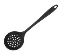 Toyvian Cuillère à Égoutter Silicone Alimentaire Spatule Perforée Antiadhésive Résistante Chaleur Ustensile Cuisine Professionnel pour Filtrer Légumes et Huiles Manche Couleur Aléatoire