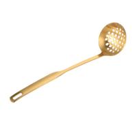 Toyvian Cuillère Écumoire Acier Inoxydable Doré Résistante et Épaisse Cuillère à Fentes Polyvalente pour Écumer Filtrer et Servir Cuisine