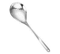 Toyvian Cuillère Passoire Inox pour Cuisine avec Manche Long Antibrûlure Filtre Pratique pour Pâtes et Friture Ustensile et Compact pour Usage Quotidien
