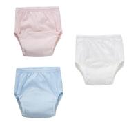 Toyvian Culottes D'apprentissage pour Bébé en Coton 4 Couches Membrane Imperméable Tpu, Taille Élastique Confortable, Lot de 3 Pièces pour Toilette Facile Couleur Couleur Aléatoire